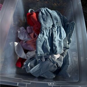 Box of Baby girls clothes sizes 18 month up to 4T